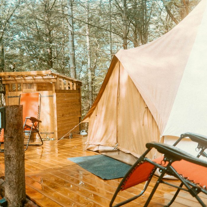 Bell Tent Glamping Experience in Ontario
