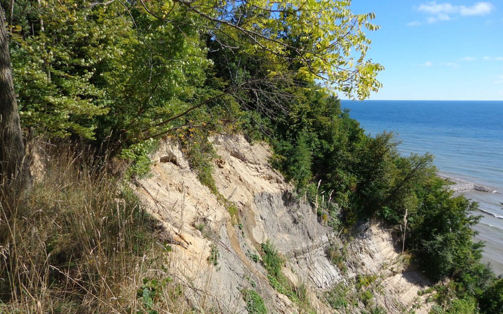 Scarborough Bluffs Cliff taken near Cudia Park - Image by the City of Toronto