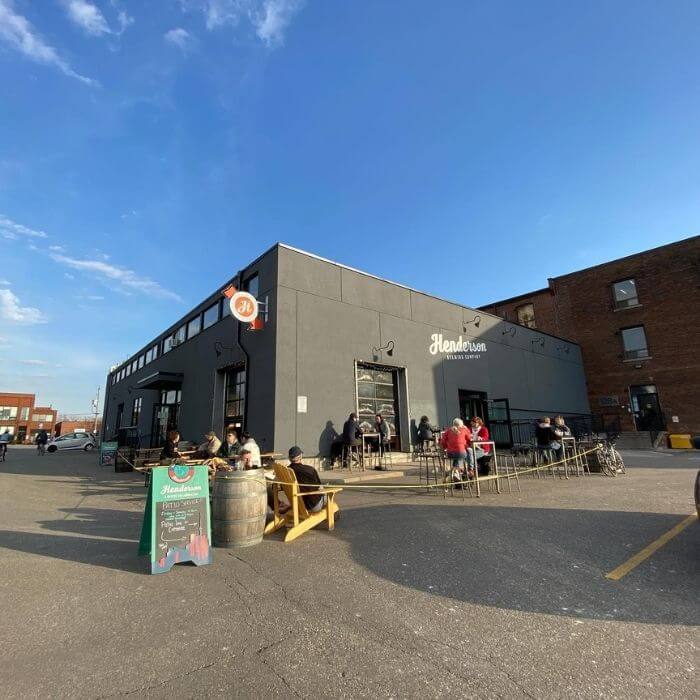 Exterior of Henderson Brewing's Main Building
