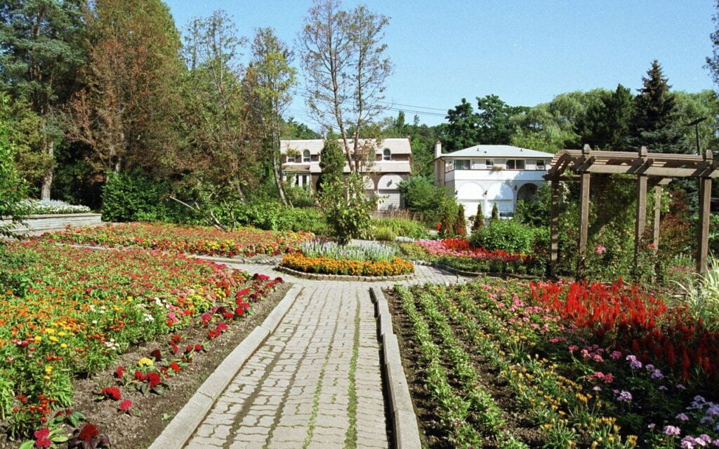 James Garden Park in Etobicoke - Terrace Garden in full bloom - taken in the Spring. Image from the City of Toronto Website
