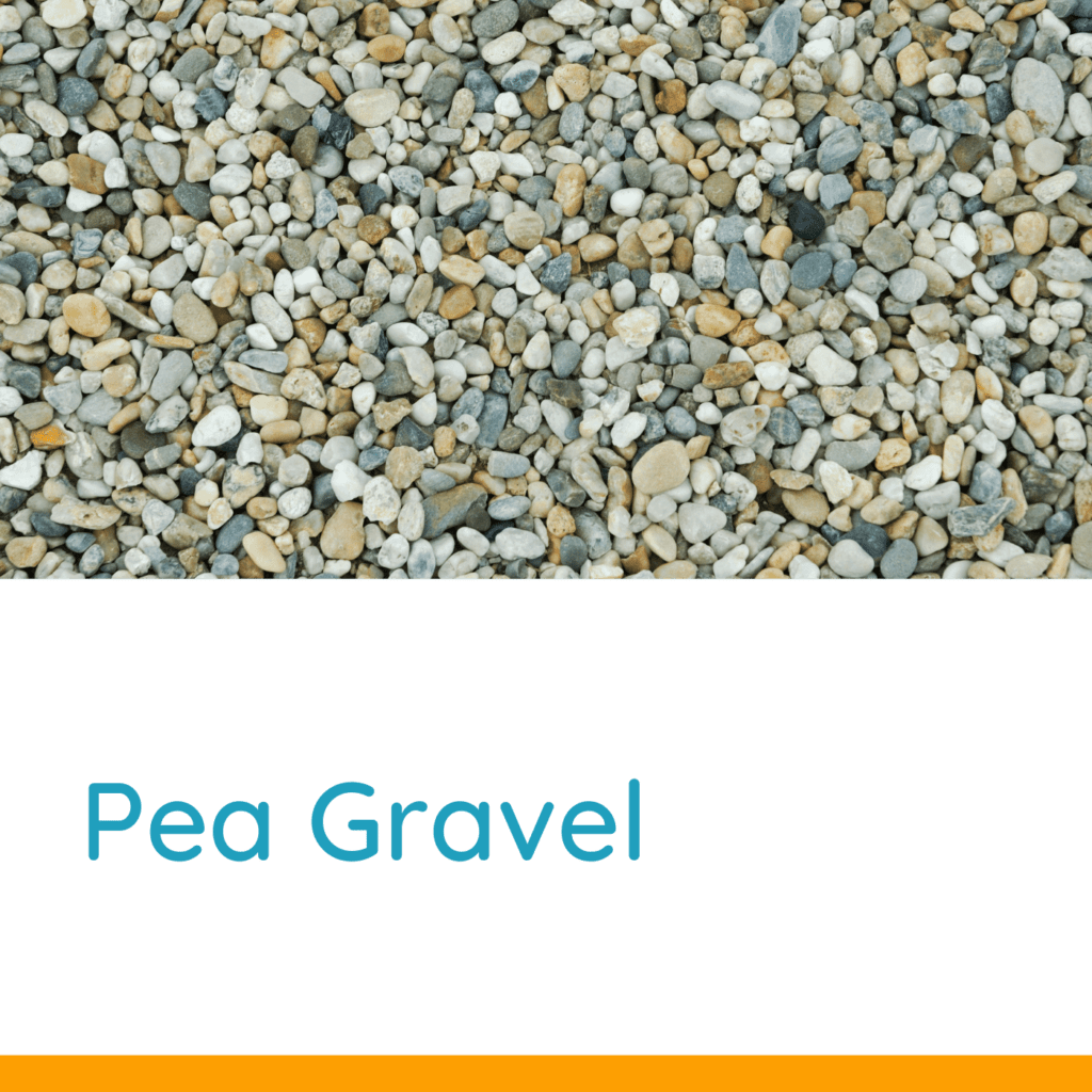 Image of pea gravel - image is used to help reinforce that dog owners should look for pea gravel terrain dog parks in Toronto to avoid spring mud puddles