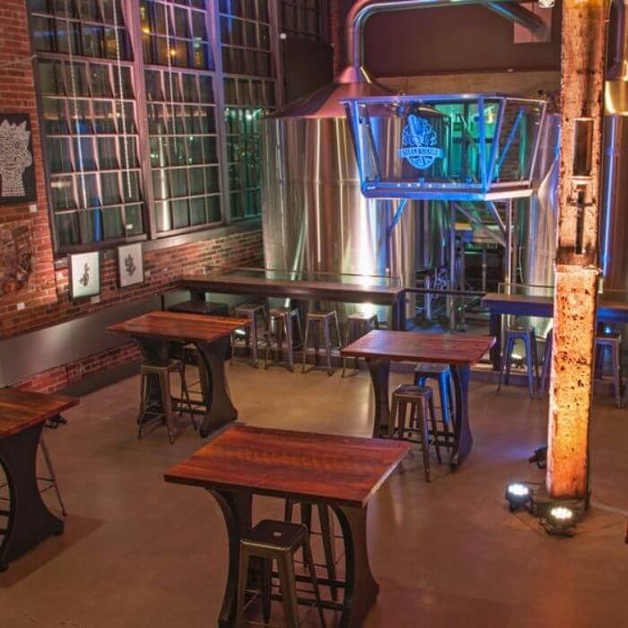 Taproom of Steam Whistle Brewery - Downtown Toronto Location